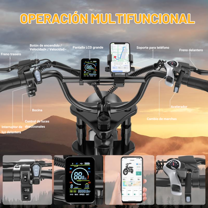 VoltRider Pro™ - Potencia brutal en montaña y ciudad